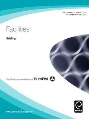 cover image of Facilities, Volume 23, Issue 7 & 8